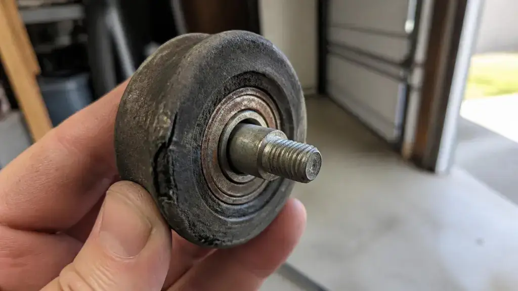 Garage Door Roller Damage Beyond Repair